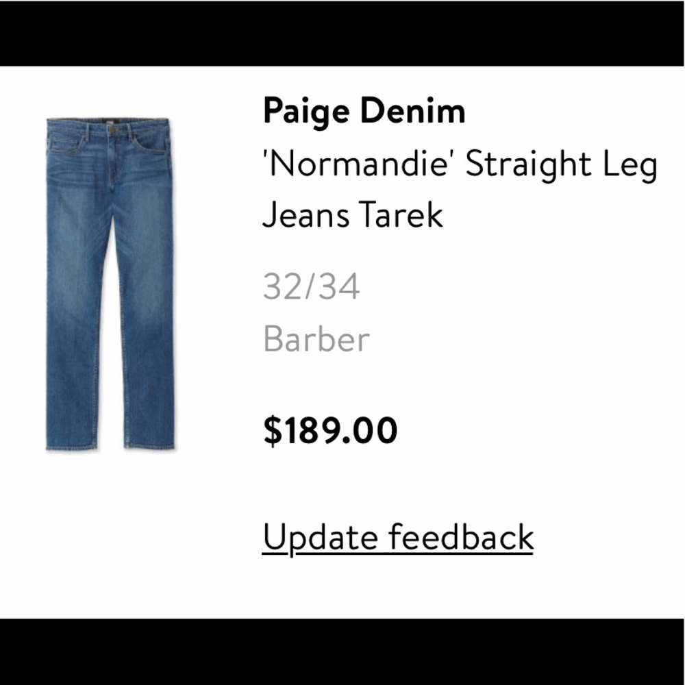 Paige denim jeans